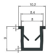 Уплотнительная полоса UC-8, паз 8 - фото 2 - id-p60210659