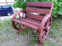 Кресло садовое деревянное "КОЛЕСО" - фото 1 - id-p69770949