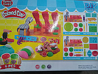 Игрушка набор для лепки продуктов и спагетти. с набором пластилина 6 цветов арт. F018-24