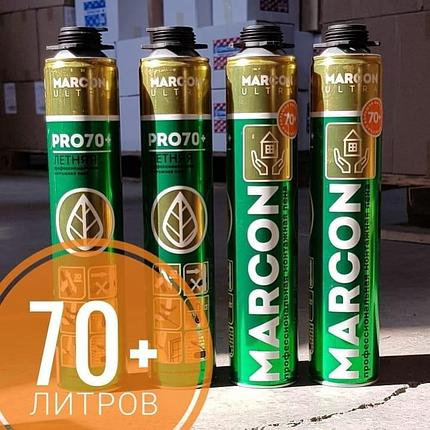 Пена монтажная MARCON Ultra Pro 70+ проф. Летняя 900 мл., фото 2