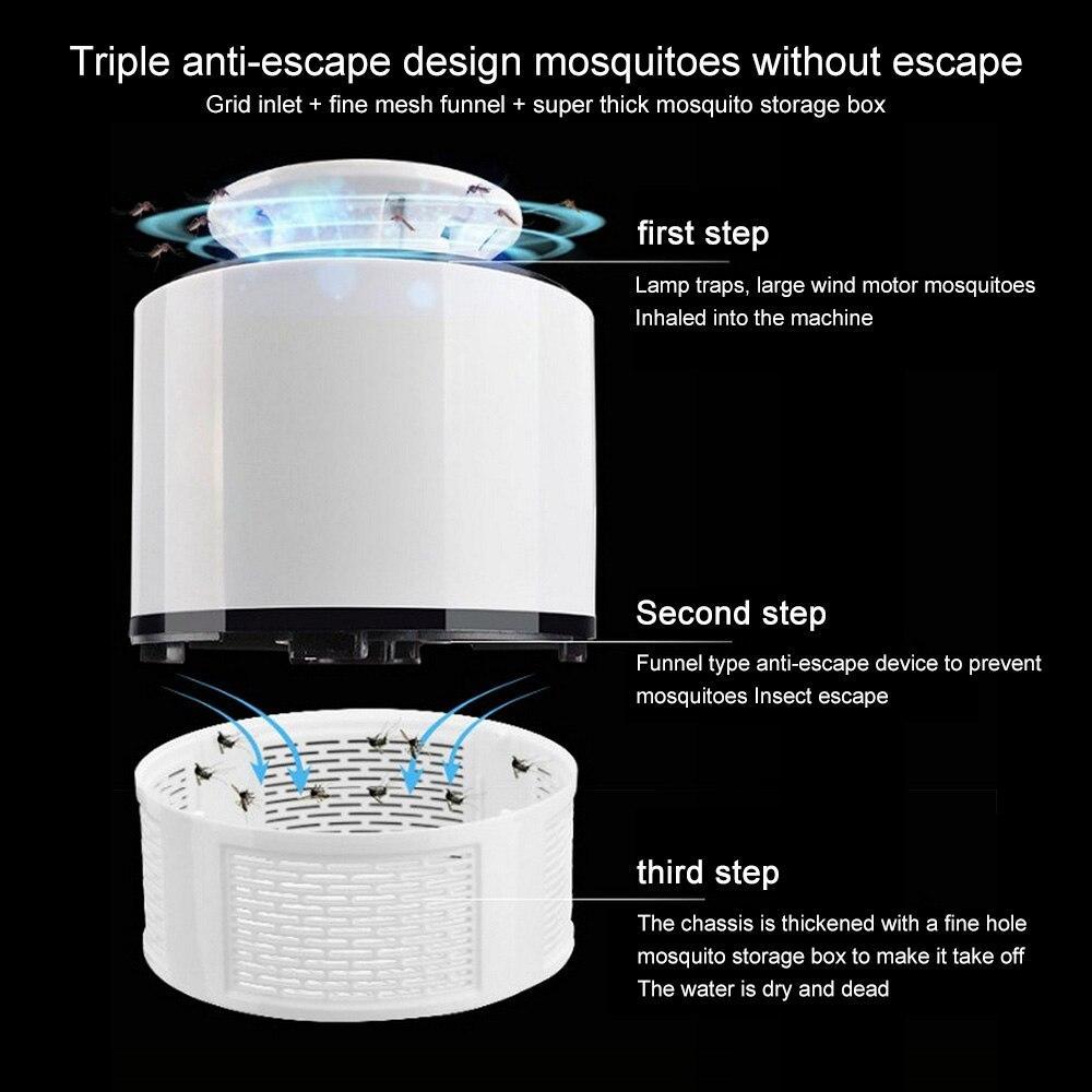 Электрическая ловушка для комаров Mosquito Killer Lamp USB JT-Z01 - фото 4 - id-p102155808