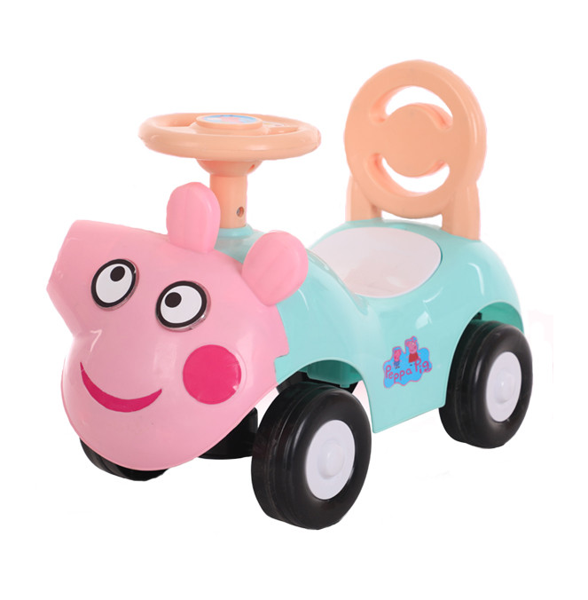 Детская каталка KidsCare Peppa Pig 666 (розовый; зеленый; синий) - фото 3 - id-p102159288