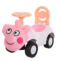 Детская каталка KidsCare Peppa Pig 666 (розовый; зеленый; синий)