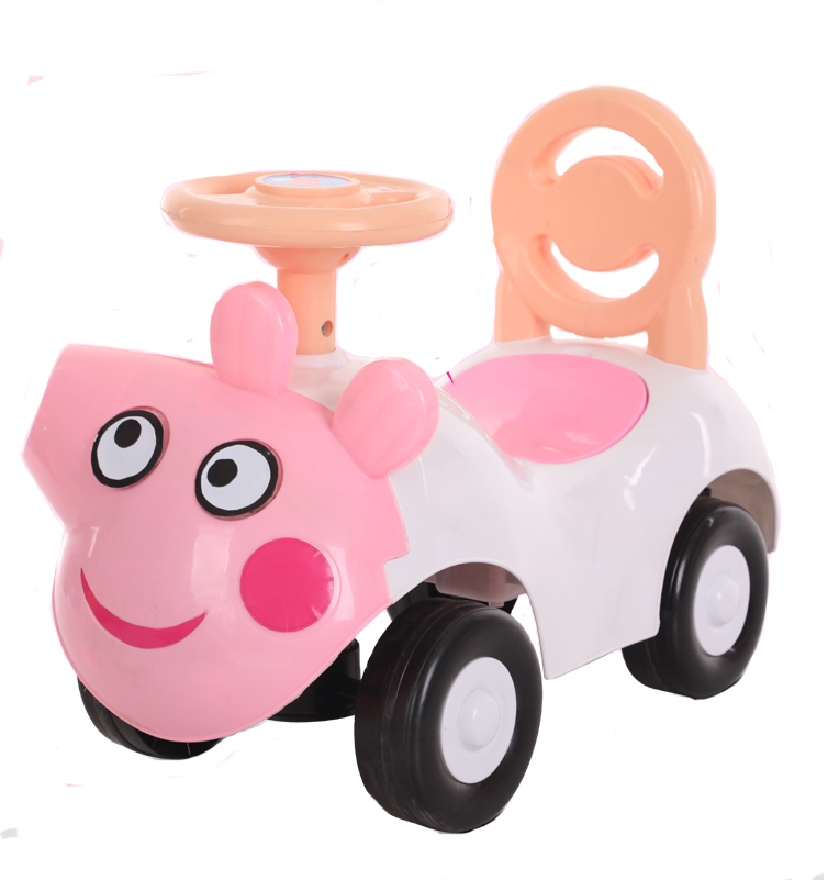 Детская каталка KidsCare Peppa Pig 666 (розовый; зеленый; синий) - фото 1 - id-p102159288