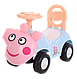 Детская каталка KidsCare Peppa Pig 666 (розовый; зеленый; синий), фото 2