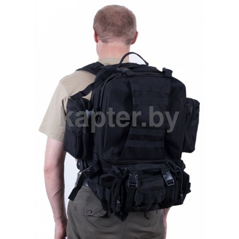 Рюкзак тактический Defense Pack Assembly. 40л, Чёрный. - фото 1 - id-p102172125