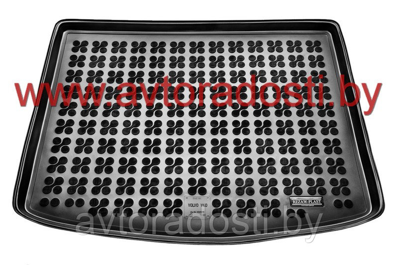 Коврик в багажник для Volvo V40 (2012-) верхний уровень / Вольво [232915] (Rezaw-Plast)
