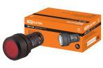 Кнопка с фиксацией SB7-CWL3465-220V(LED) d22мм 1з+1р красная TDM