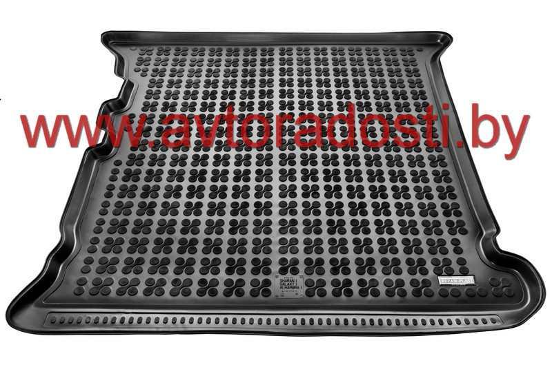 Коврик в багажник для Volkswagen Sharan (1995-2010) / Seat Alhambra / 5 мест / Ford Galaxy I (Rezaw Plast)
