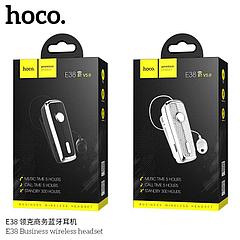 Bluetooth-гарнитура Hoco E38 цвет: чёрный (бизнес-модель,клипса, Bluetooth 5.0; разговор - 5 ч.,ожид