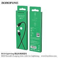 Дата-кабель BOROFONE BX19 Lightning (1м., 1.3A), цвет: чёрный