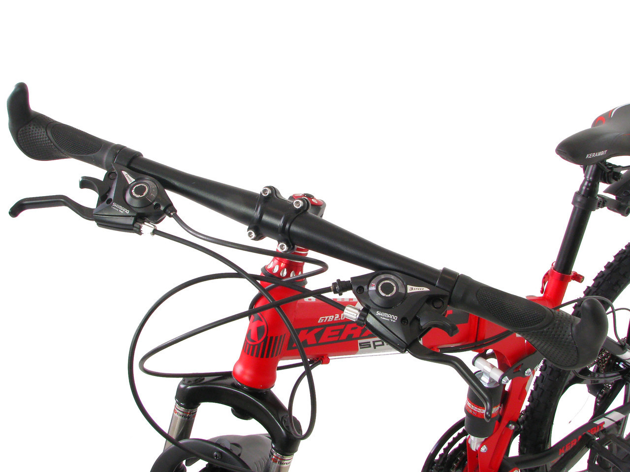 Велосипед на литых дисках складной KERAMBIT (КЕРАМБИТ) красный - фото 2 - id-p102172925