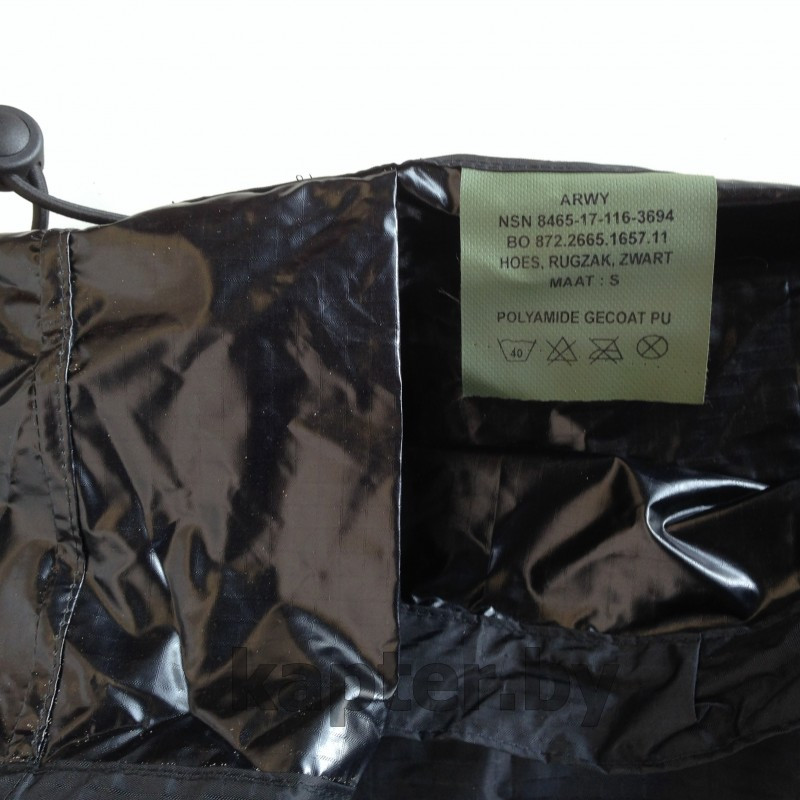 Чехол непромокаемый на рюкзак 50-70 л Голландия,Чёрный. - фото 4 - id-p102175345