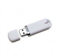 Флеш накопитель USB 2.0 Memo, пластик Софт Тач, белый/белый , 16 Gb, фото 1