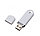 Флеш накопитель USB 2.0 Memo, пластик Софт Тач, белый/белый , 16 Gb, фото 2