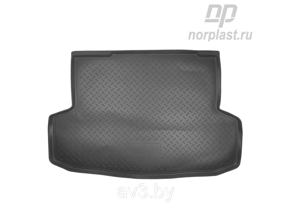 Коврик в багажник Chevrolet Aveo седан 2004-2011 / Шевроле Авео (Norplast)