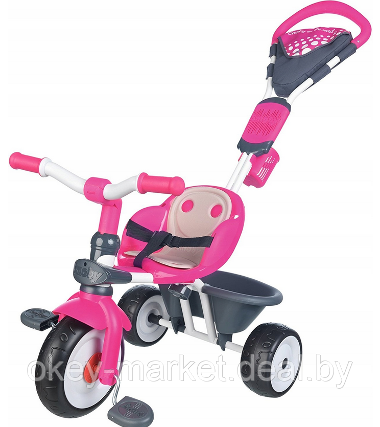 Детский трехколесный велосипед Smoby Baby Driver - фото 5 - id-p102176364