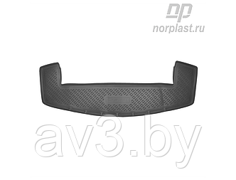 Коврик в багажник Chevrolet Captiva 2011-, 7 мест, разложенный 3 ряд / Шевроле Каптива (Norplast)