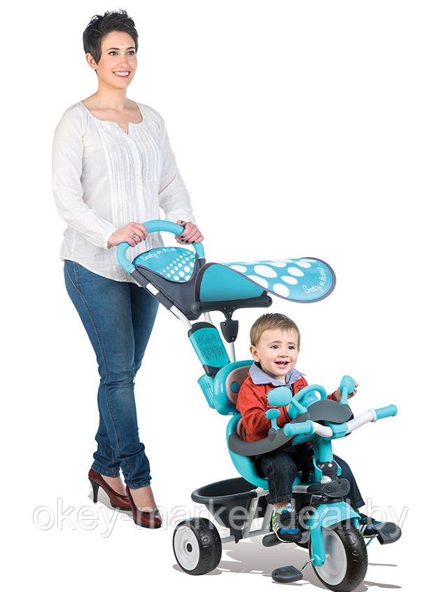Детский трехколесный велосипед Smoby Baby Driver - фото 3 - id-p102177572