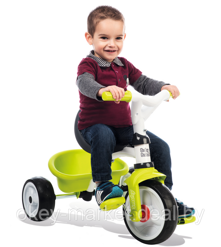 Детский трехколесный велосипед Smoby Baby Balade - фото 8 - id-p102177746