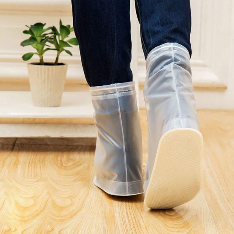 Защитные чехлы для обуви от дождя и грязи с подошвой цветные - фото 8 - id-p102189746