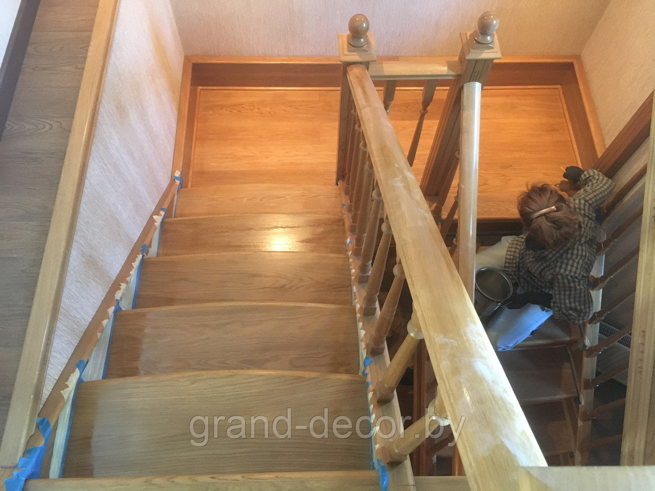 Реставрация деревянных лестниц - фото 4 - id-p102190438