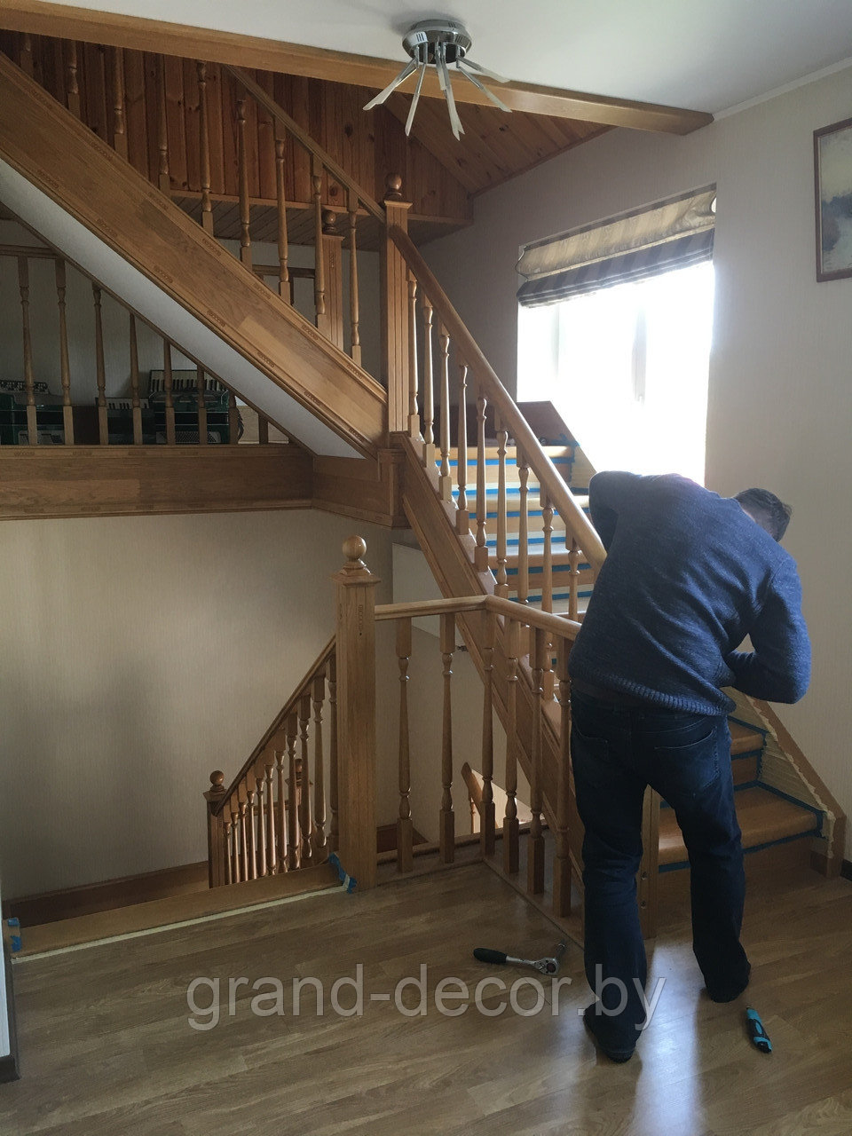 Реставрация деревянных лестниц - фото 7 - id-p102190438