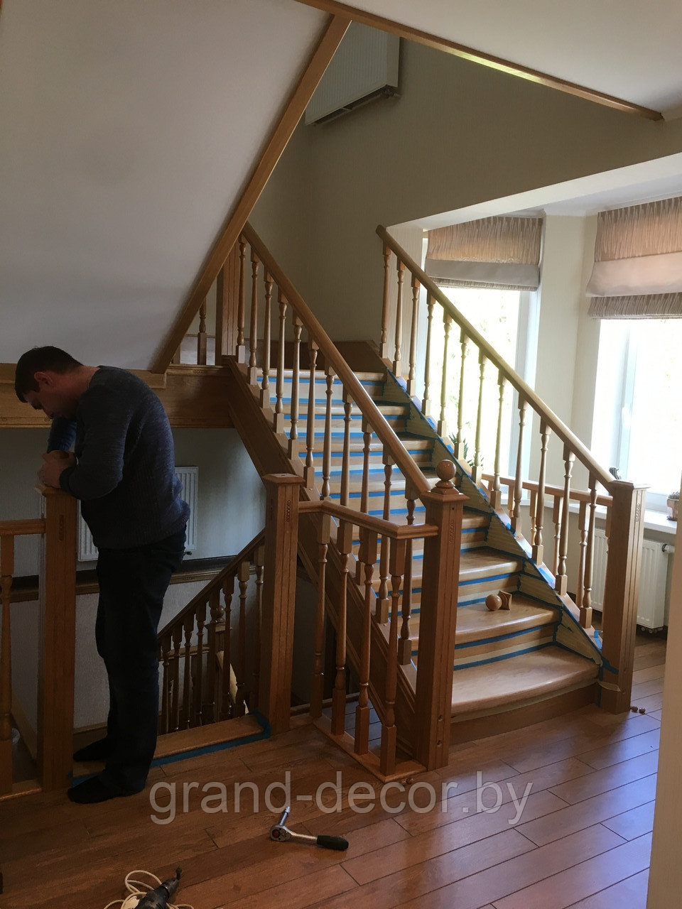 Реставрация деревянных лестниц - фото 8 - id-p102190438