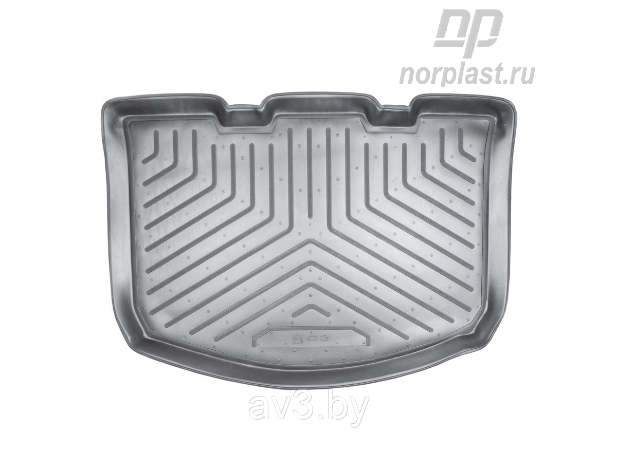 Коврик в багажник Citroen C3 хэтчбек 2002-2005 / Ситроен С3 (Norplast)