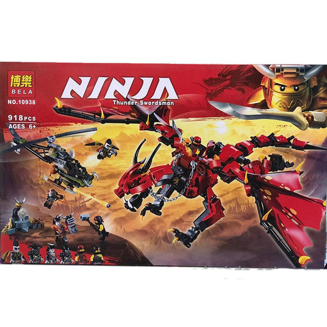 Конструктор Bela 10938 Ninja Первый страж (аналог LEGO Ninjago 70653) 918 деталей - фото 2 - id-p102190618