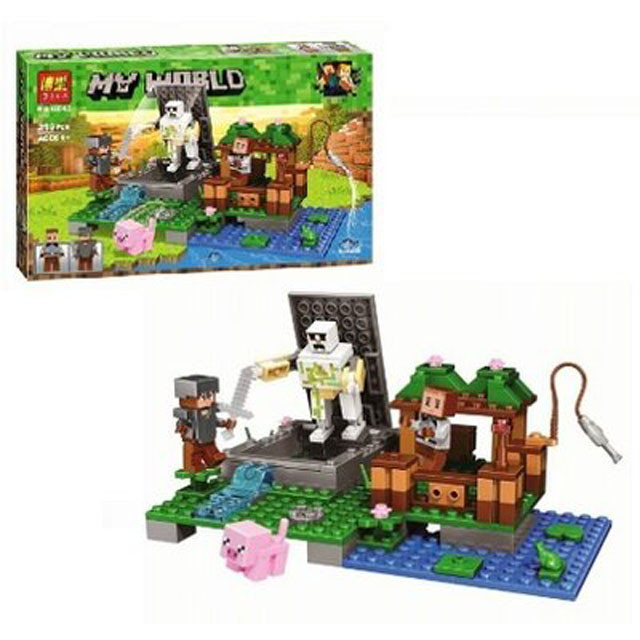 Конструктор Bela 10962 My World Голем на ферме (аналог Lego Minecraft) 219 деталей - фото 2 - id-p102190958