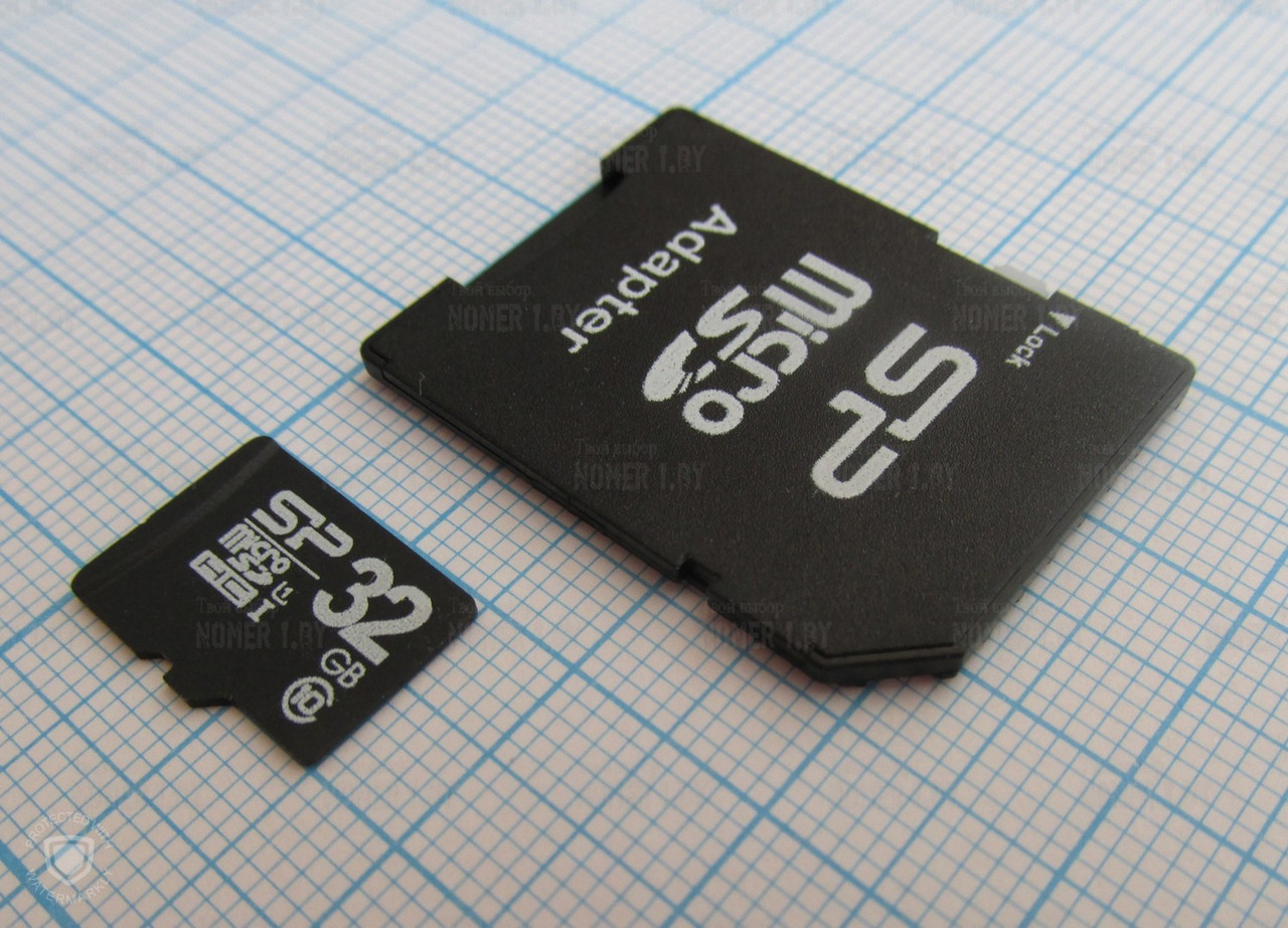 Карта памяти Silicon-Power microSDHC 32GB + адаптер (SP032GBSTH010V10-SP) - фото 3 - id-p100723269