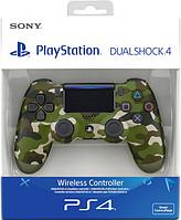 Геймпад Sony DualShock 4 Wireless Cont Green Cammo для PS4 (камуфляжный)[CUH-ZCT2E] v2 Оригинал