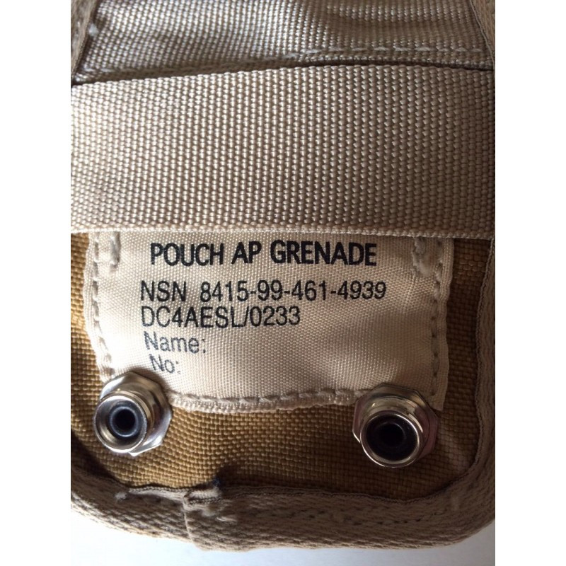 Подсумок для ручной гранаты AP Grenade Англия, Molle, DESERT. - фото 2 - id-p102199298