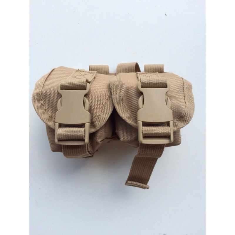 Подсумок для ручных гранат двойной Double AP Grenade Англия, Molle, Coyote. - фото 1 - id-p102199487