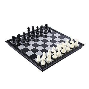 Набор игр 3 в 1 (магнитные шашки, шахматы и нарды) 24х24см  341-155