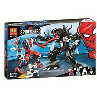 Конструктор Bela 11188 Spider Hero Человек-Паук против Венома (аналог Lego Marvel Super Heroes 76115) 625 дет