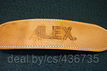 Пояс атлетический кожаный «ALEX», размер: L