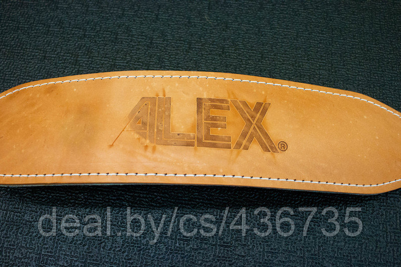 Пояс атлетический кожаный «ALEX», размер: L - фото 1 - id-p102199648