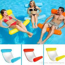 Водный надувной матрас с подголовником Floating bed 130см*73см