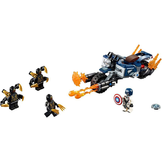 Конструктор Bela 11258 Avengers Капитан Америка: Атака Аутрайдеров (аналог Lego Avengers 76123) 191 деталь - фото 4 - id-p102200251