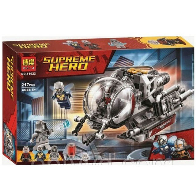 Конструктор Bela 11022 Supreme Hero Исследователи квантового мира (аналог Lego Super Heroes 76109) 217 деталей