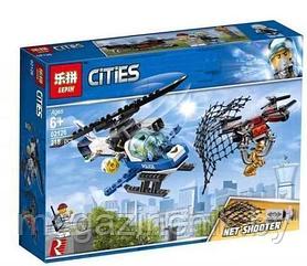 Сити Воздушная полиция: погоня дронов Lepin 02126, аналог Лего 60207
