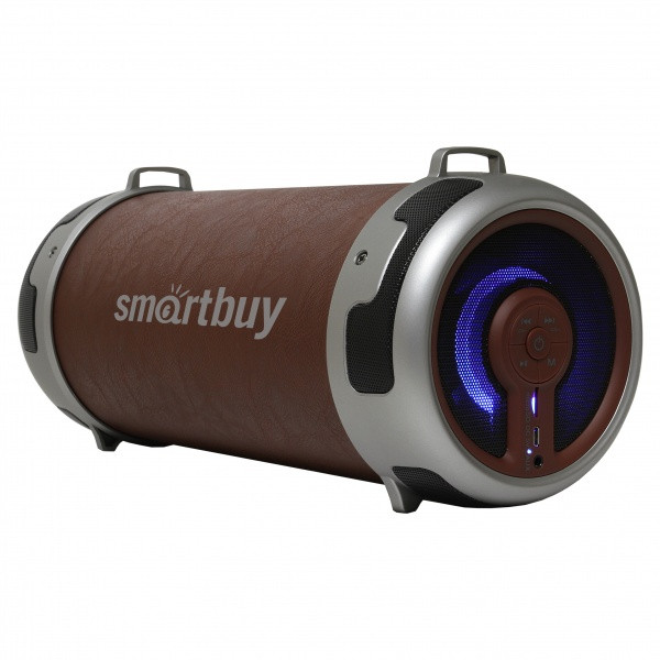 Портативная стереоколонка с Bluetooth STINGER Smartbuy, коричневая - фото 1 - id-p102203768