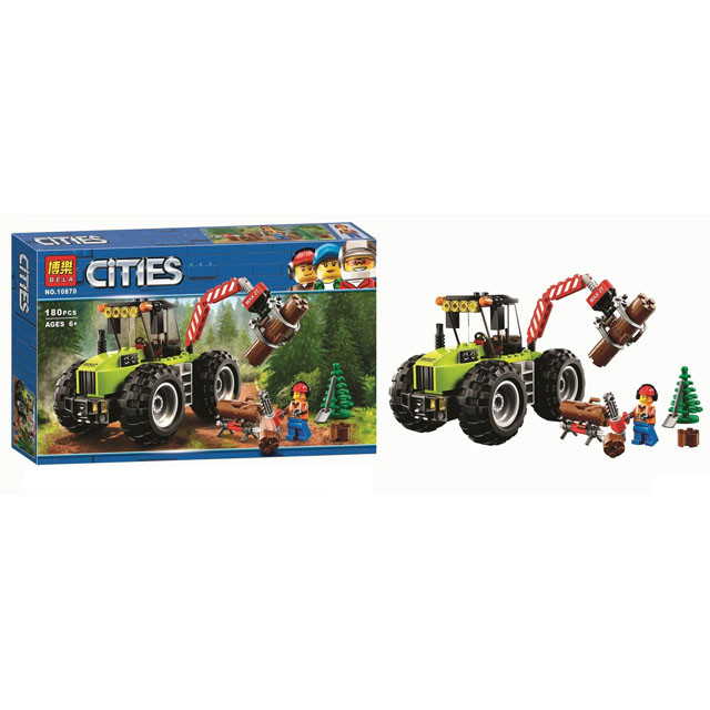Конструктор Bela 10870 Cities Лесной трактор (аналог Lego City 60181) 180 деталей - фото 1 - id-p102206019
