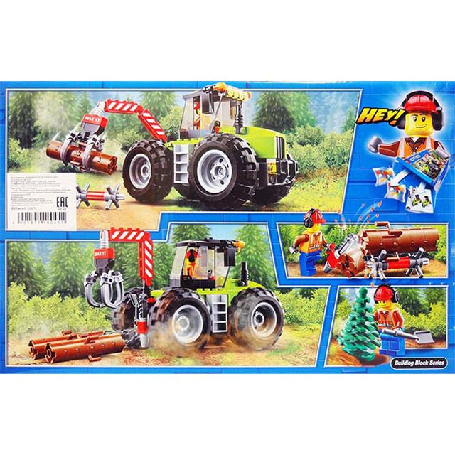 Конструктор Bela 10870 Cities Лесной трактор (аналог Lego City 60181) 180 деталей - фото 3 - id-p102206019
