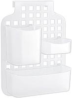 Органайзер "Idea", навесной, с контейнерами, цвет: белый, 10 х 29 х 38 см