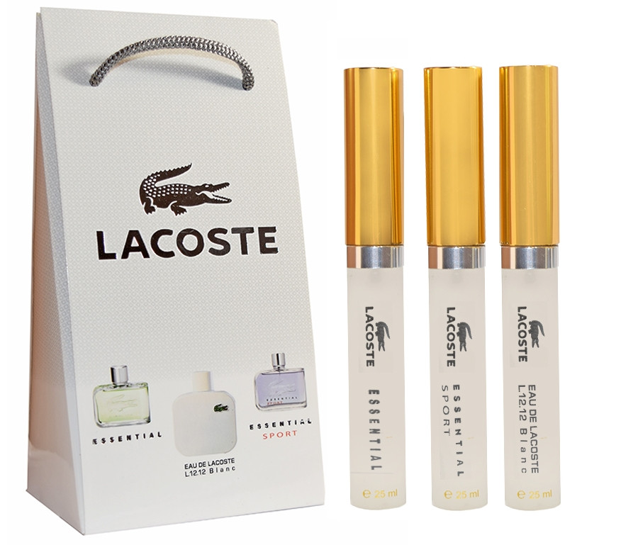 Подарочный набор парфюмерии Lacoste Men 3в1 (25ml x 3)