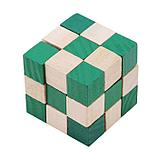 Головоломка Кубик-Змейка деревянная, фото 3