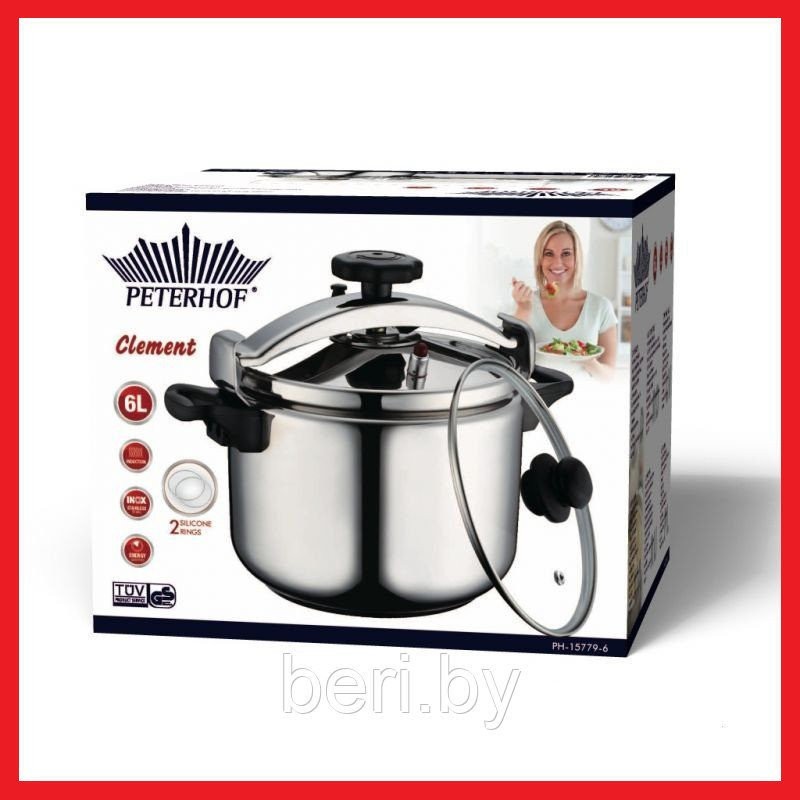 Скороварка 6 литров, кастрюля-скороварка, Peterhof PH-15779-6